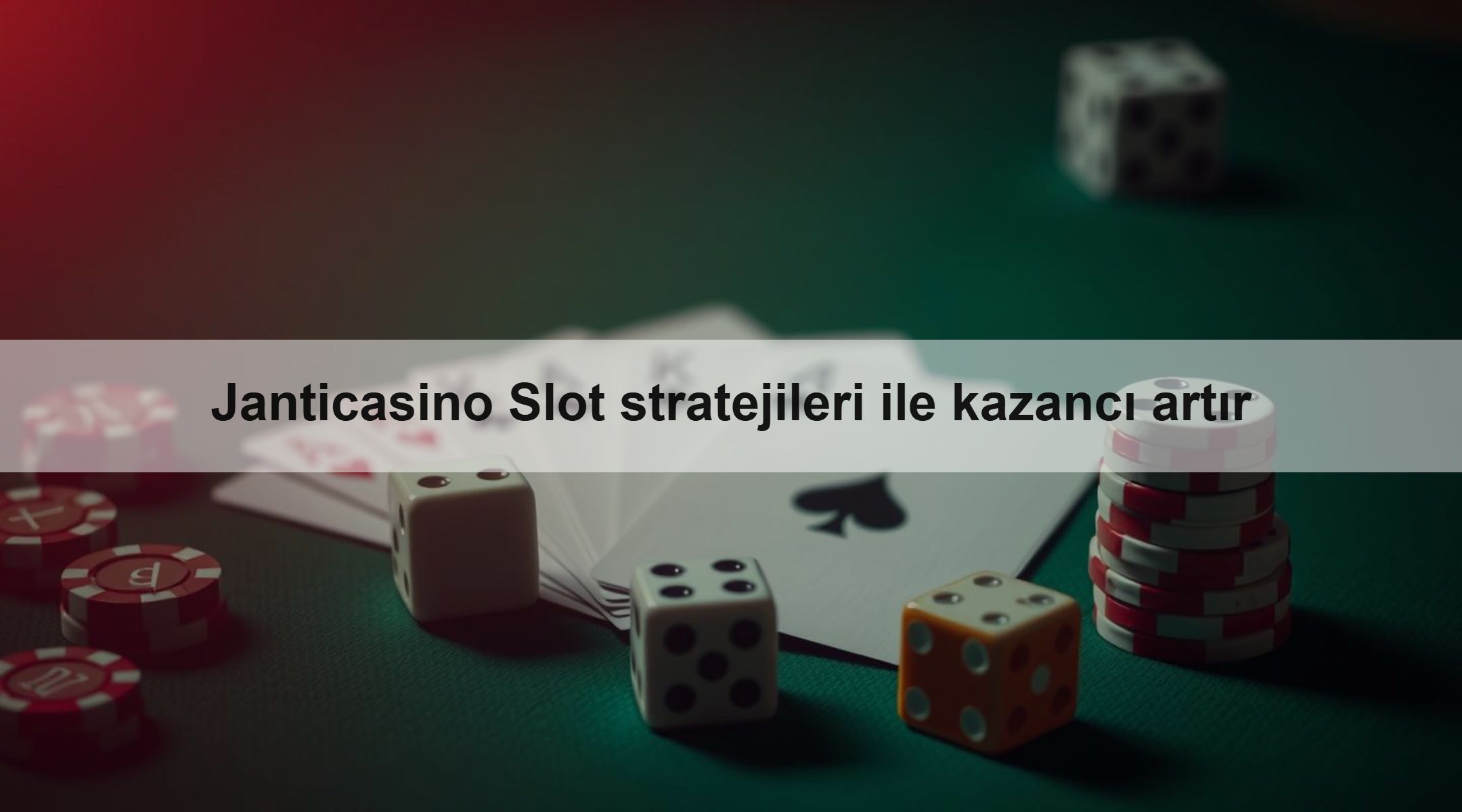 Janticasino Slot stratejileri ile kazancı artır